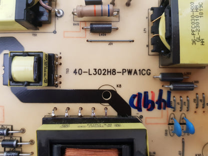 TCL 75C8 POWER SUPPLY BOARD 40-L302H8-PWA1CG 08-L302W58-PW200AA