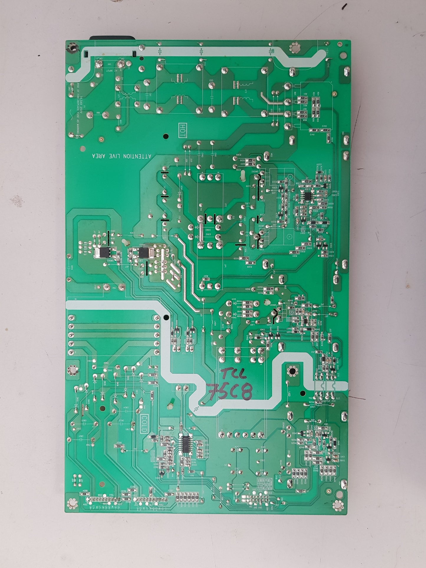TCL 75C8 POWER SUPPLY BOARD 40-L302H8-PWA1CG 08-L302W58-PW200AA