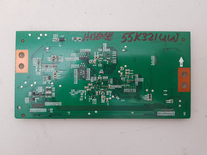 HISENSE 55K321UW T-CON BOARD RSAG7.820.6127 179087