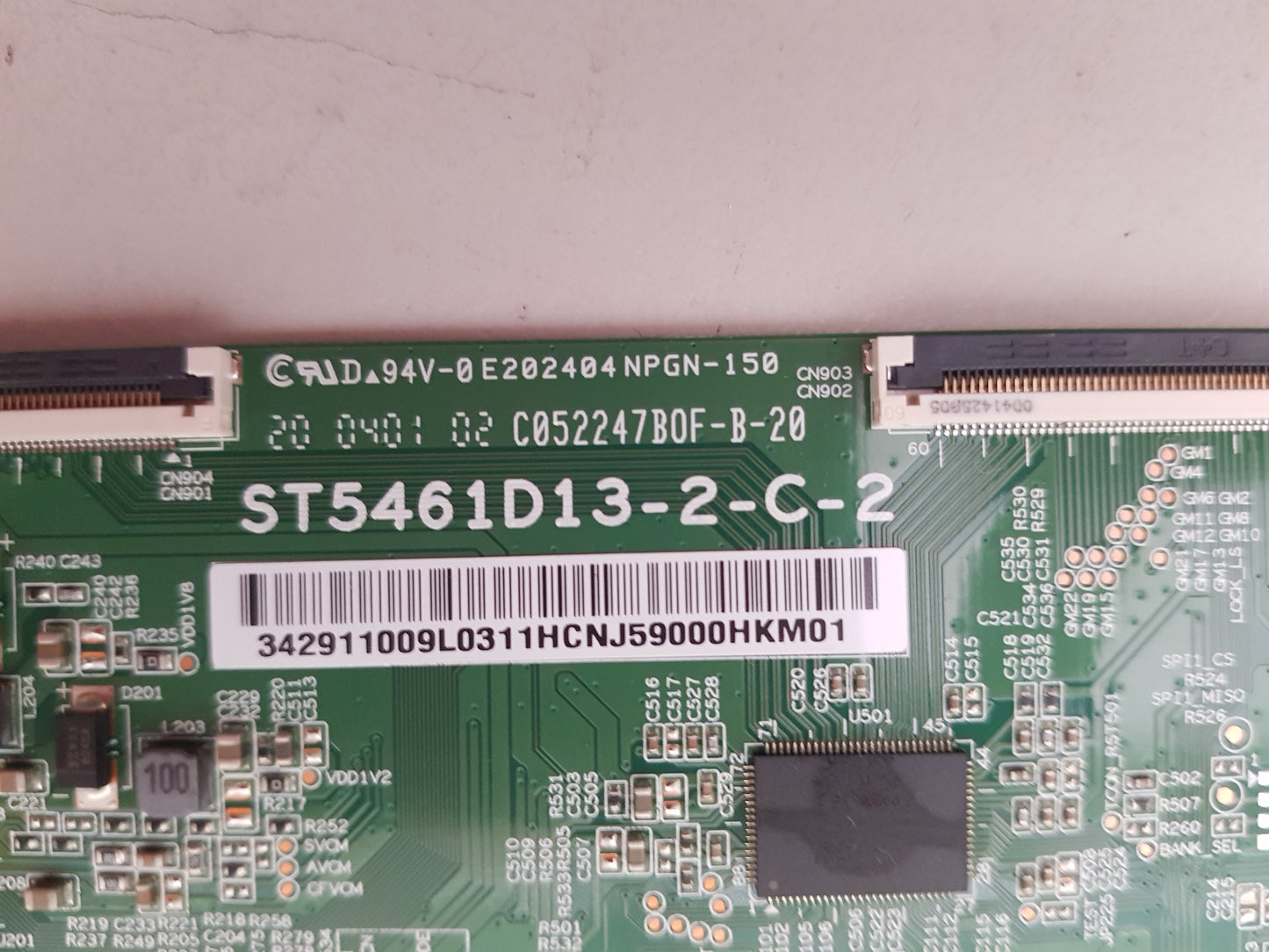 TCL 55C715 T-CON BOARD ST5461D13-2-C-2 C052247B0F-B-20 342911009L03