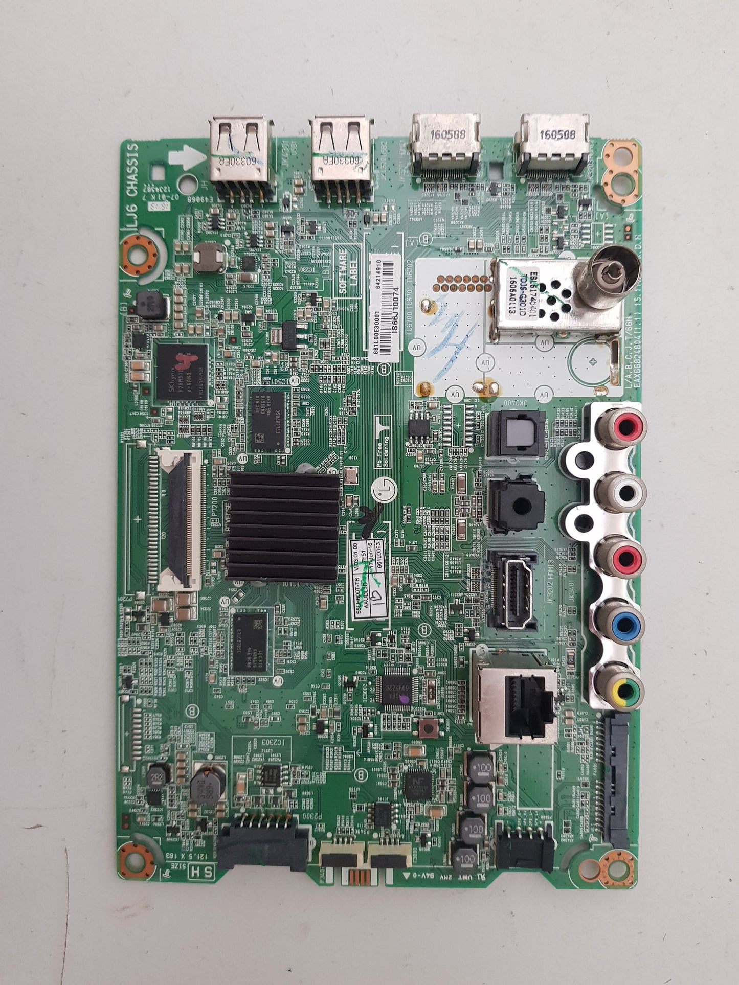 LG 55LH600T -TB.AAUDLJD MAIN BOARD EAX66824804 1.1 64214910