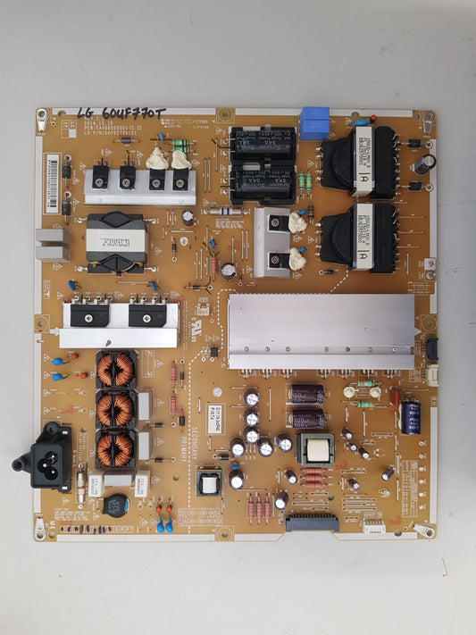 LG 60UF770T POWER SUPPLY BOARD EAY63729201 EAX66055501 2.2 LGP6065-15UL6