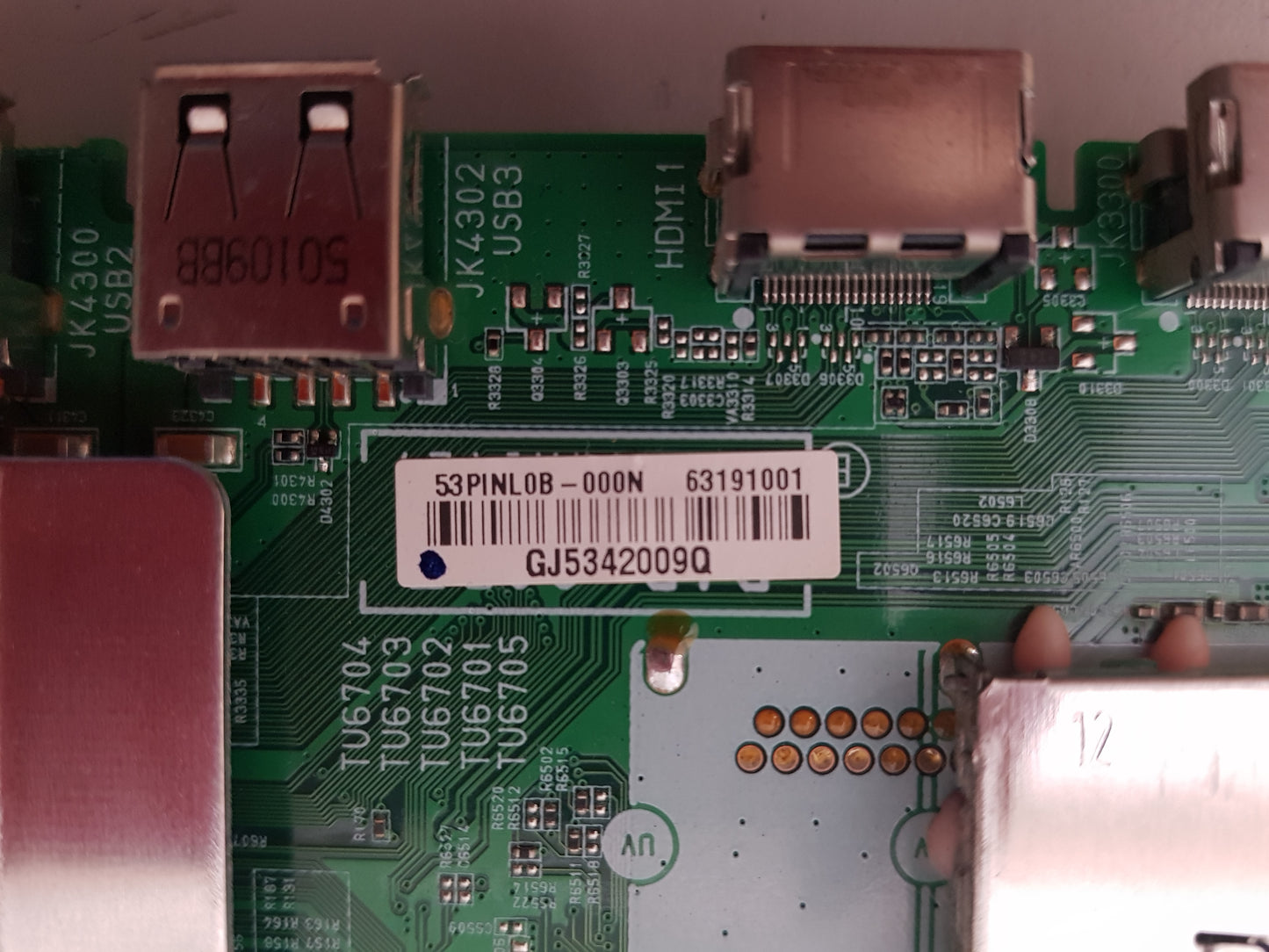 LG 60UF770T .TA.BAUYLJD MAIN BOARD 63191001 EAX66208202 1.3