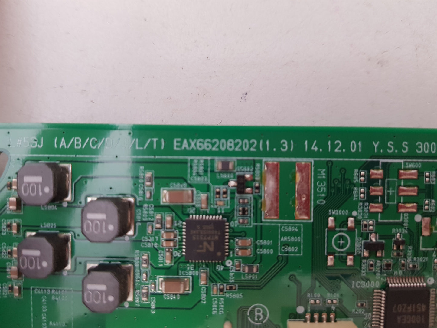 LG 60UF770T .TA.BAUYLJD MAIN BOARD 63191001 EAX66208202 1.3