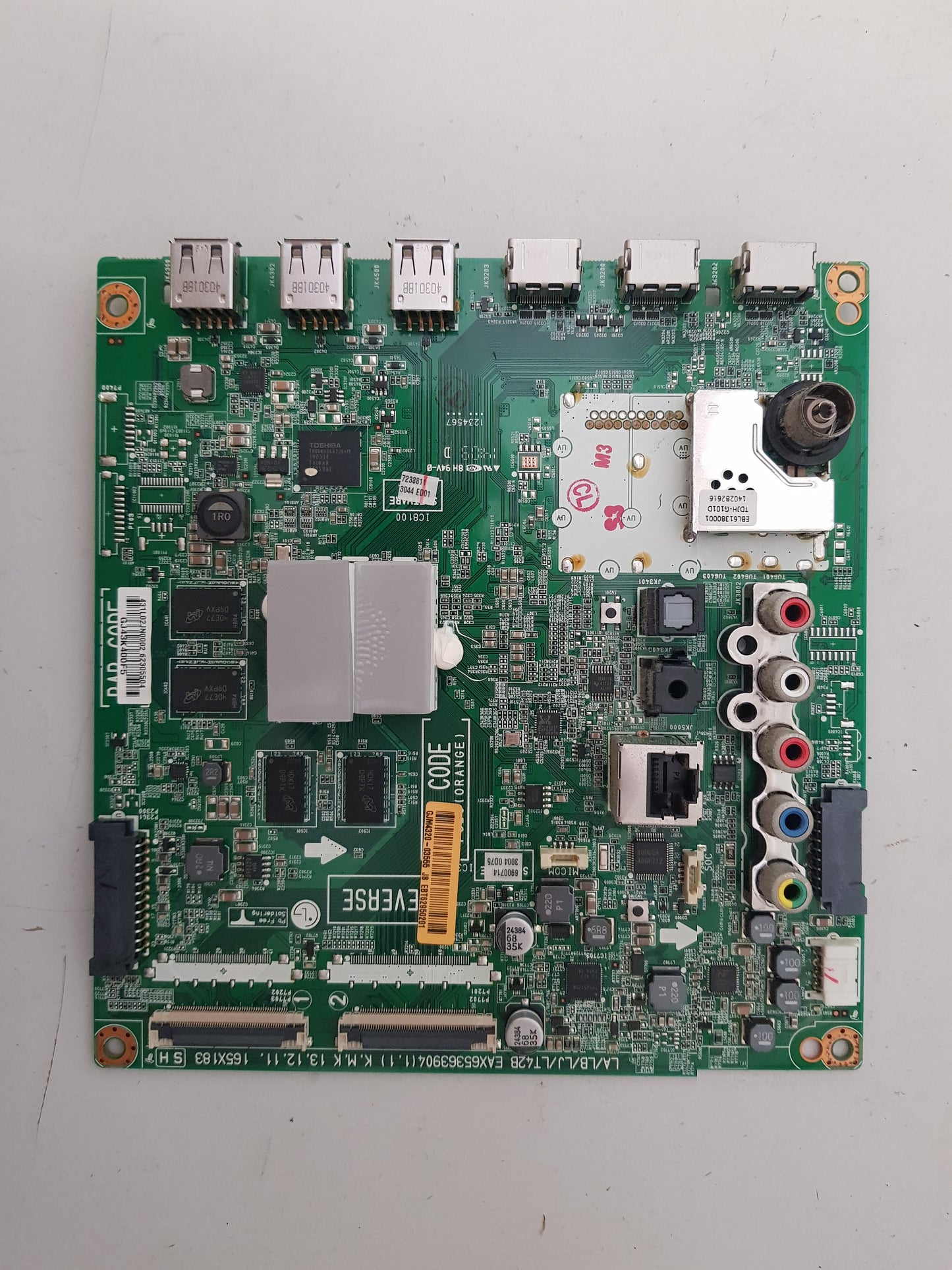 LG 55LB7500 .TE.AAUWLH MAIN BOARD 62305504 EBT62950201 EAX65363904 1.1
