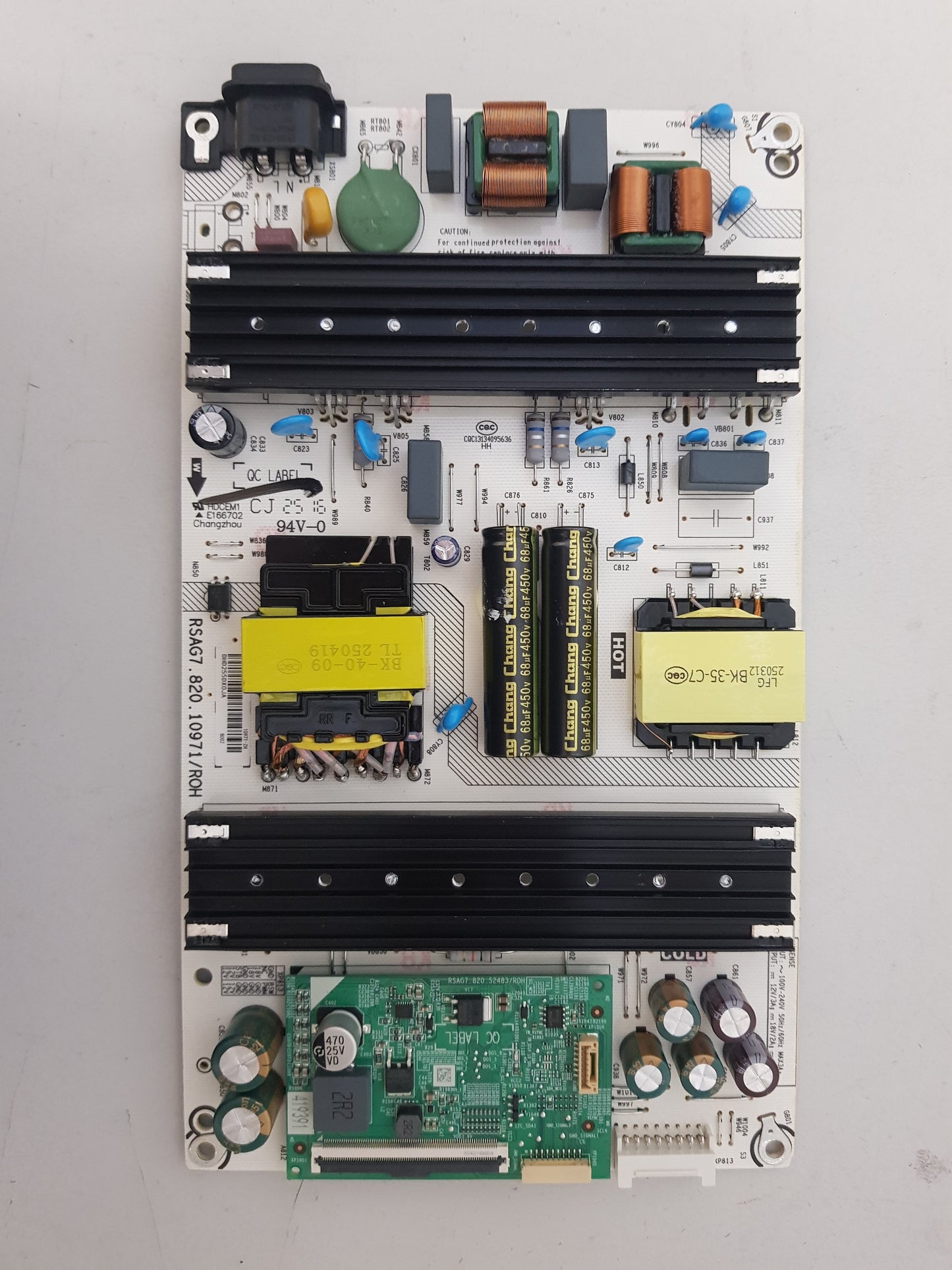 HISENSE 55U7QAU POWER SUPPLY BOARD RSAG7.820.10971 419888