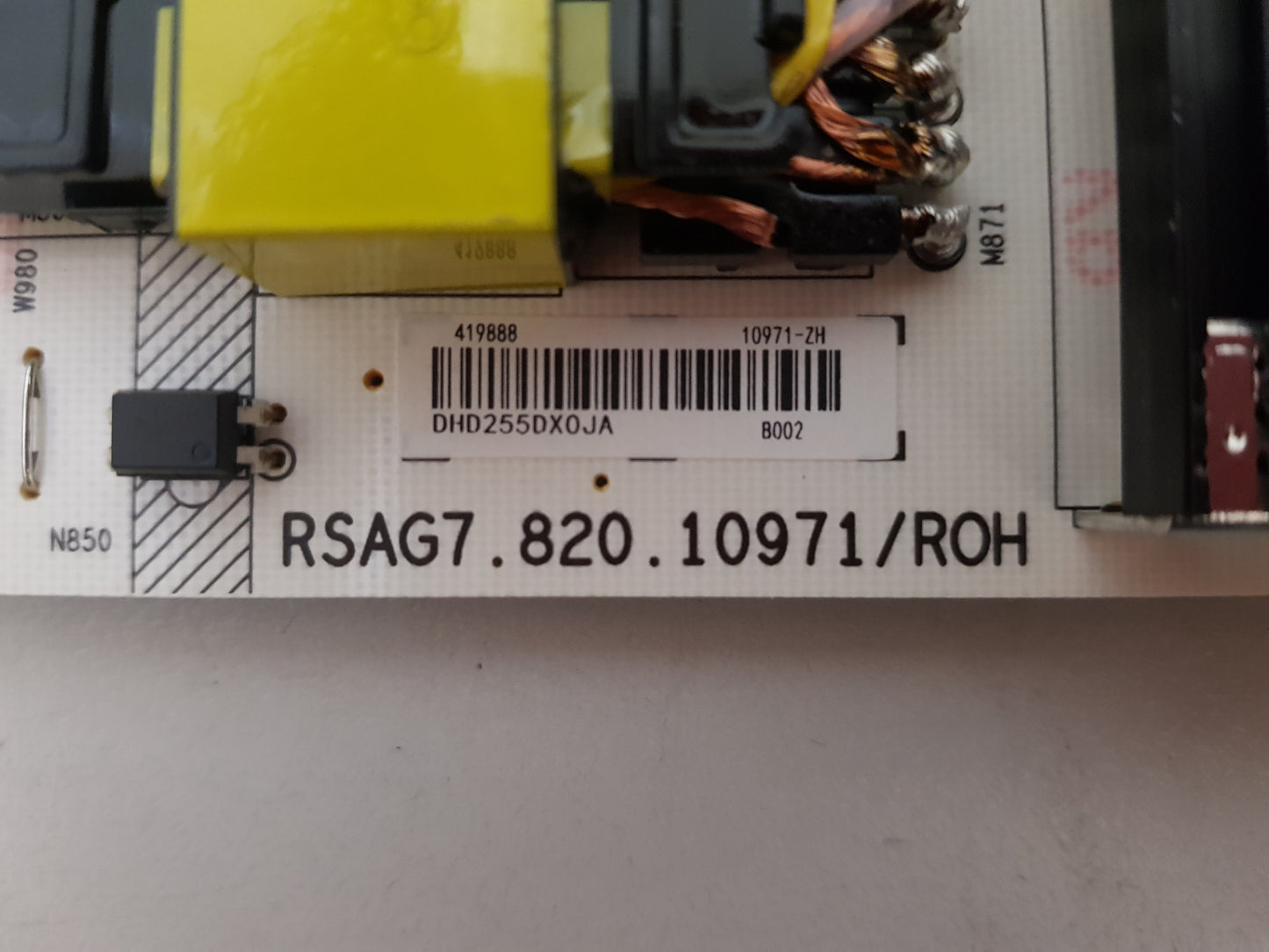 HISENSE 55U7QAU POWER SUPPLY BOARD RSAG7.820.10971 419888