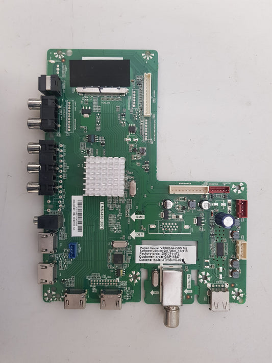 BAUHN ATV65UHD-0917 MAIN BOARD T.MS3458.U801 V650DJ4-QS5