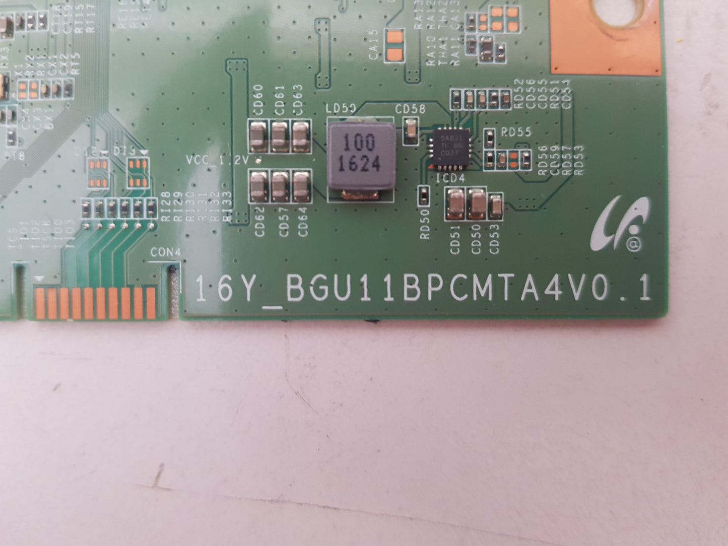 JVC LT-55N785A T-CON BOARD 16Y_BGU11BPCMTA4V0.1