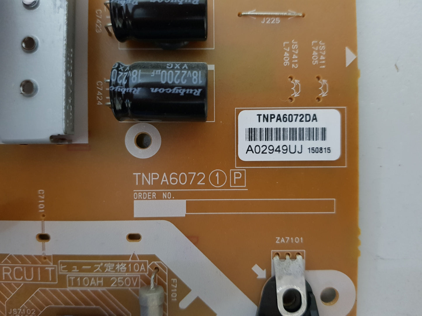 PANASONIC TH- 55CS650A POWER SUPPLY BOARD TNPA6072 (1)[P]
