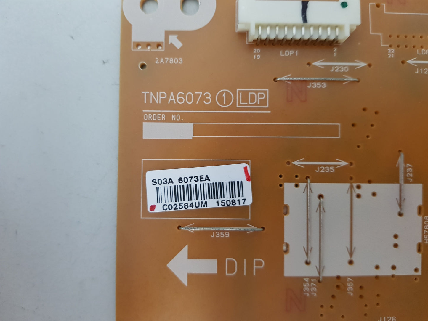 PANASONIC TH- 55CS650A POWER SUPPLY BOARD TNPA6073 (1)[LDP]