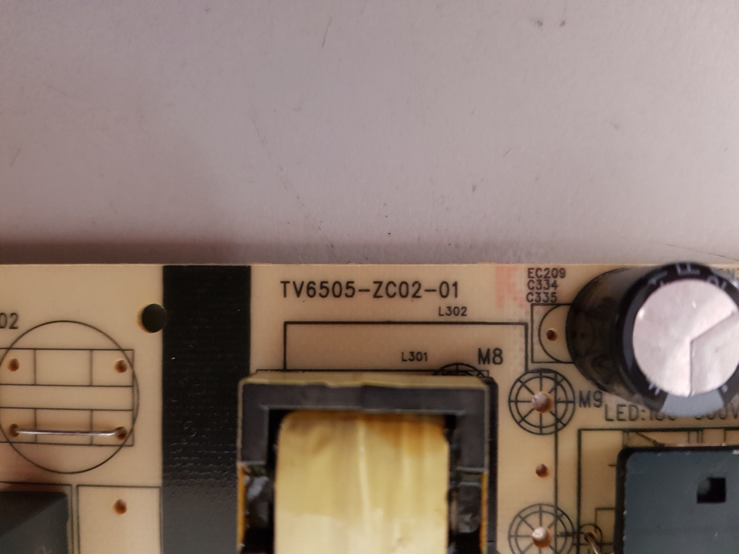 BAUHN ATV58UHDG-0121 POWER SUPPLY BOARD TV6505-ZC02-01 E021M315-X2 1010449324