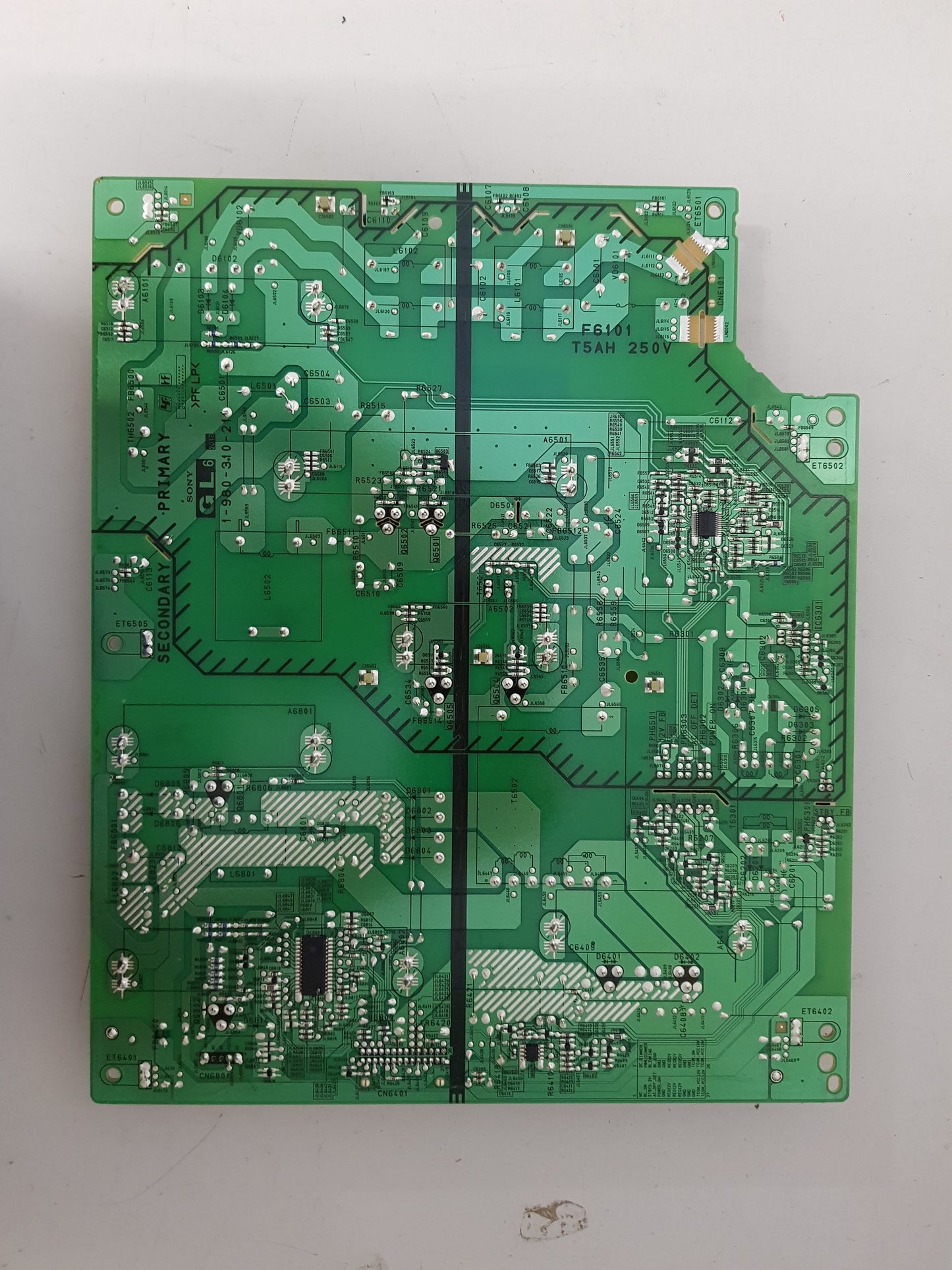 SONY KD- 65X7500F POWER SUPPLY BOARD GL6 1-980-310-21 147463323 APS-395/B