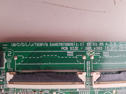 LG 55UK6540PTD .AAUTLJD MAIN BOARD 86347101 EAX67872805 1.1 65332803