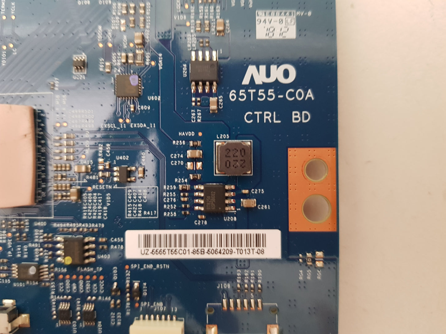 SONY KD- 65X7500F T-CON BOARD 65T55-C0A 5565T55C01