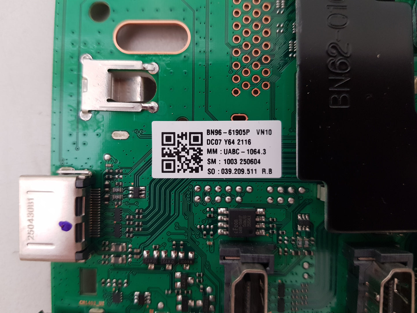 SAMSUNG UA55U8500F WXXY (VER WJ04) MAIN BOARD BN96-61905P