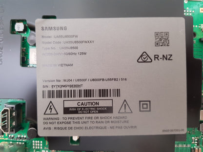 SAMSUNG UA55U8500F WXXY (VER WJ04) MAIN BOARD BN96-61905P