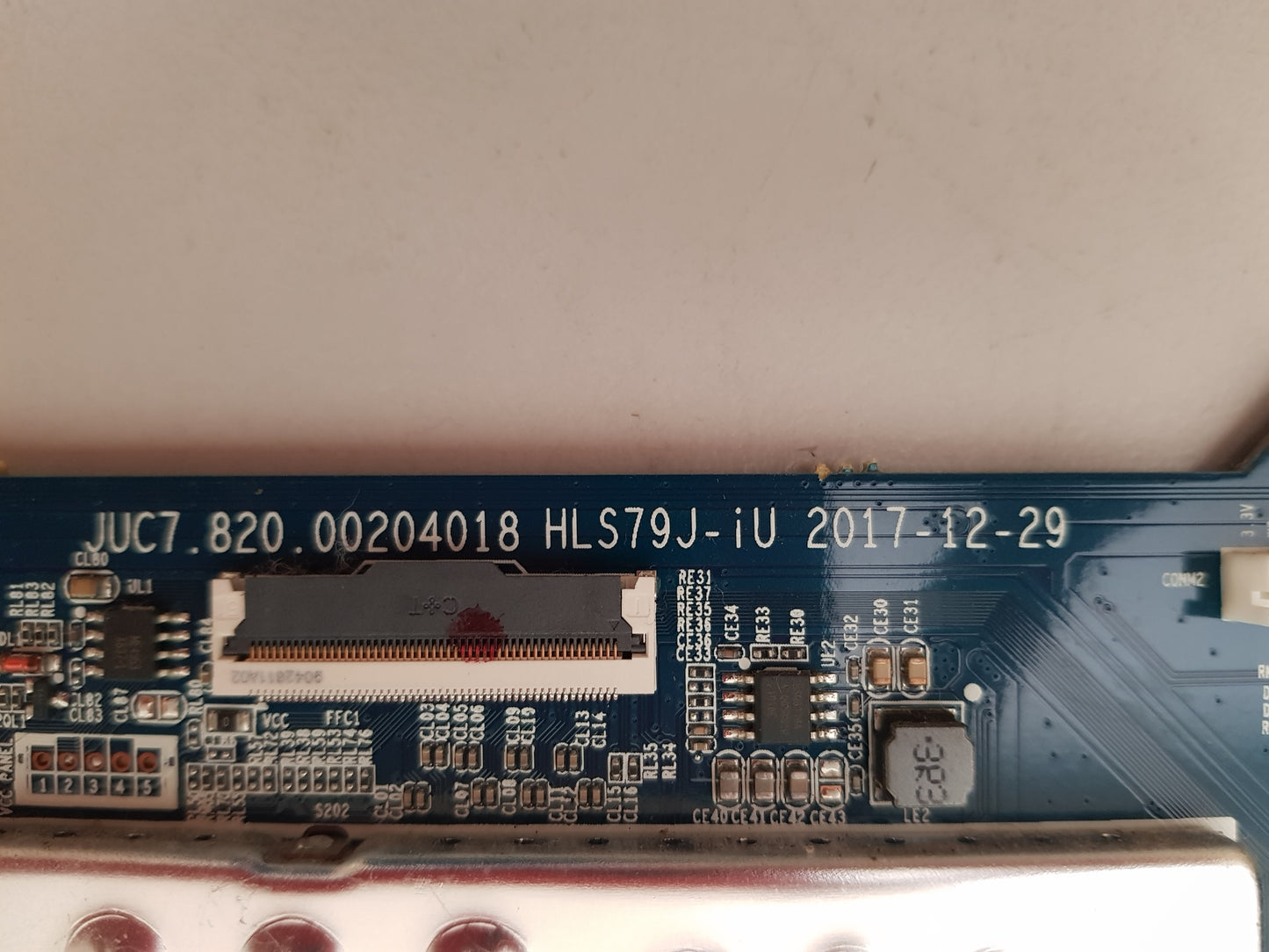 CHIQ U65H7A MAIN BOARD JUC7.820.00204018 HLS79FJ-IU-1