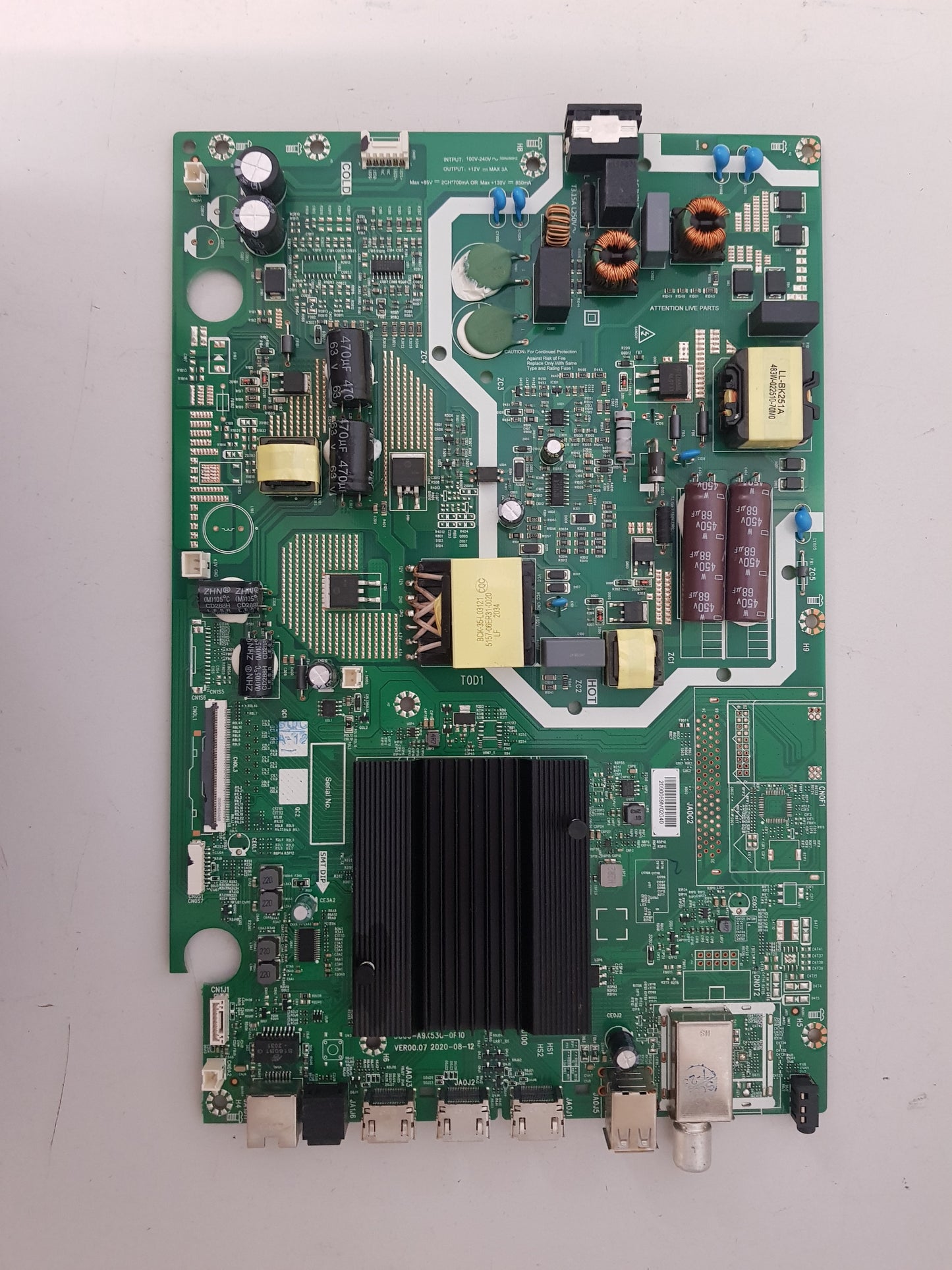 KOGAN KALED55TU9220SKA MAIN BOARD 5800-A9K53G-0P10