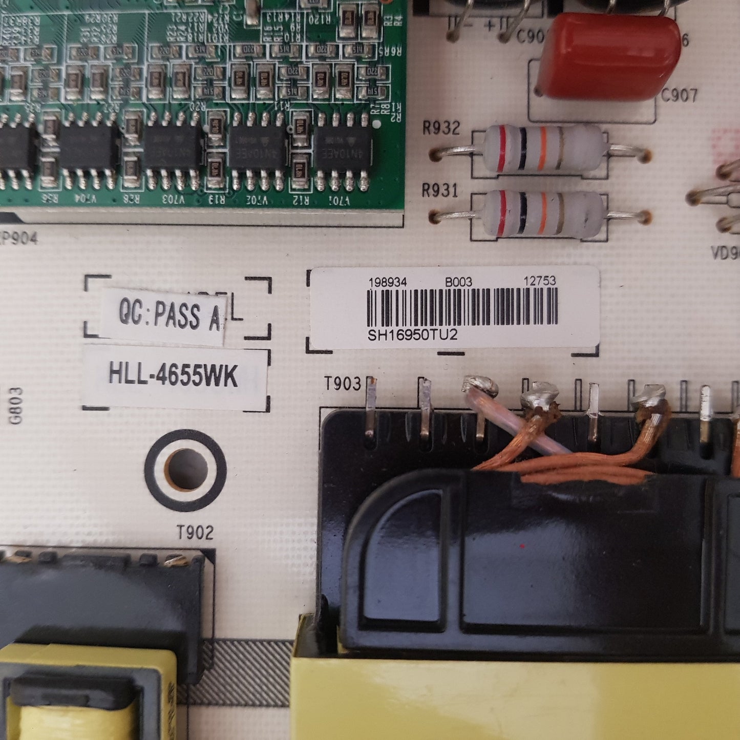 HISENSE 50M7000UW POWER SUPPLY BOARD RSAG7.820.6350 HLL-4655WK 198934