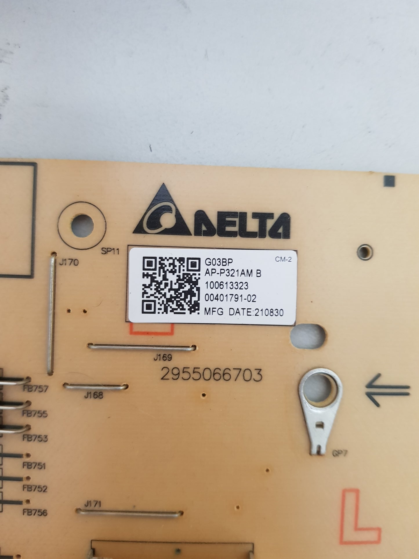 SONY XR- 75X90J POWER SUPPLY BOARD 2955066703 AP-P321AM G03 100613323