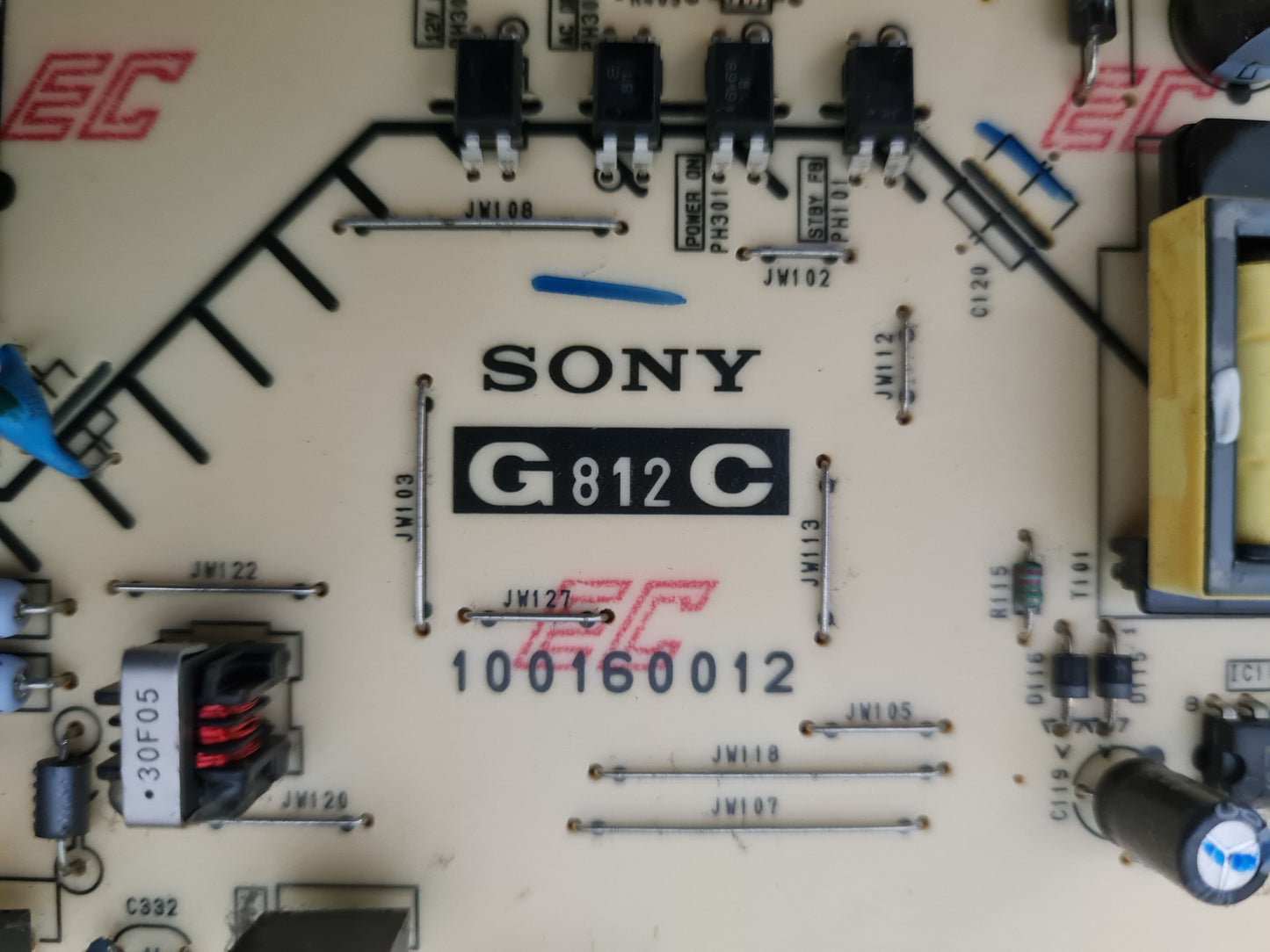SONY KD- 65A8G POWER SUPPLY BOARD G812C 100160012 147474411 APS-422