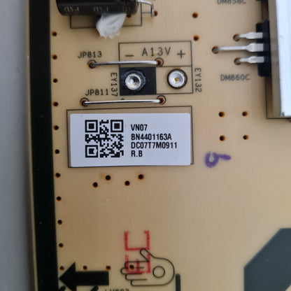 SAMSUNG QA65QN85BAW POWER SUPPLY BOARD BN44-01163A L65SA8NA_BDY