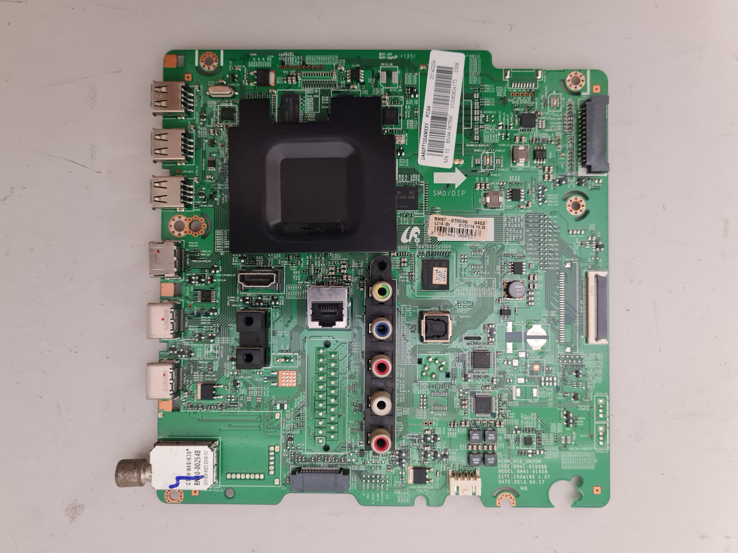 SAMSUNG UA60F7100 AMXXY (VER HH01) MAIN BOARD BN94-06789F BN97-07053Q