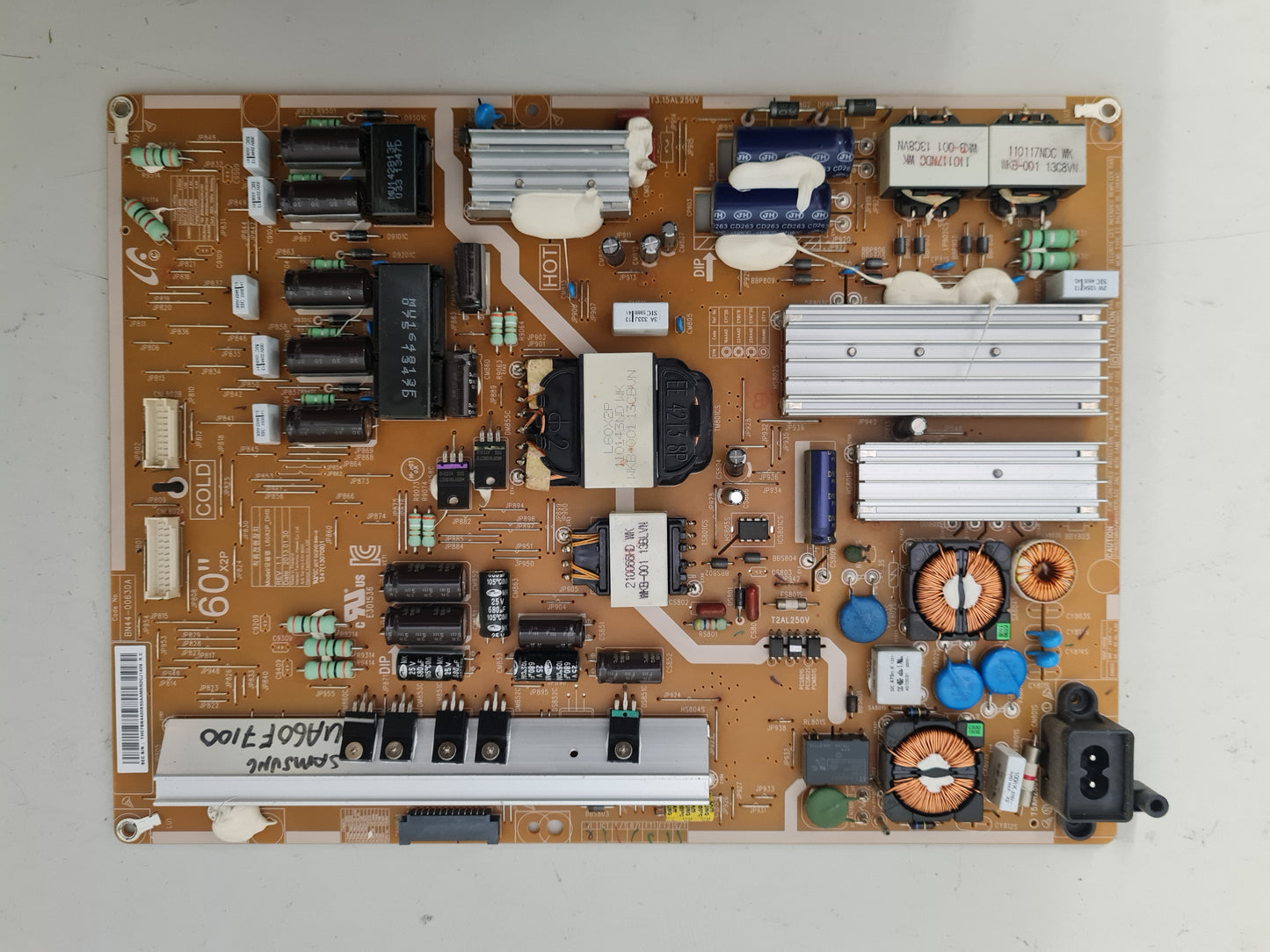 SAMSUNG UA60F7100 POWER SUPPLY BOARD BN44-00630A L60X2P_DHS