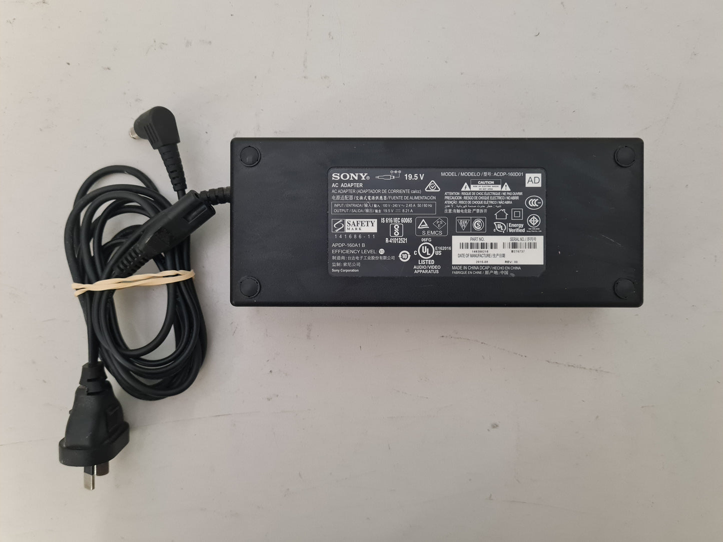 SONY TV AC ADAPTER 19.5V 8.21A ACDP-160D01