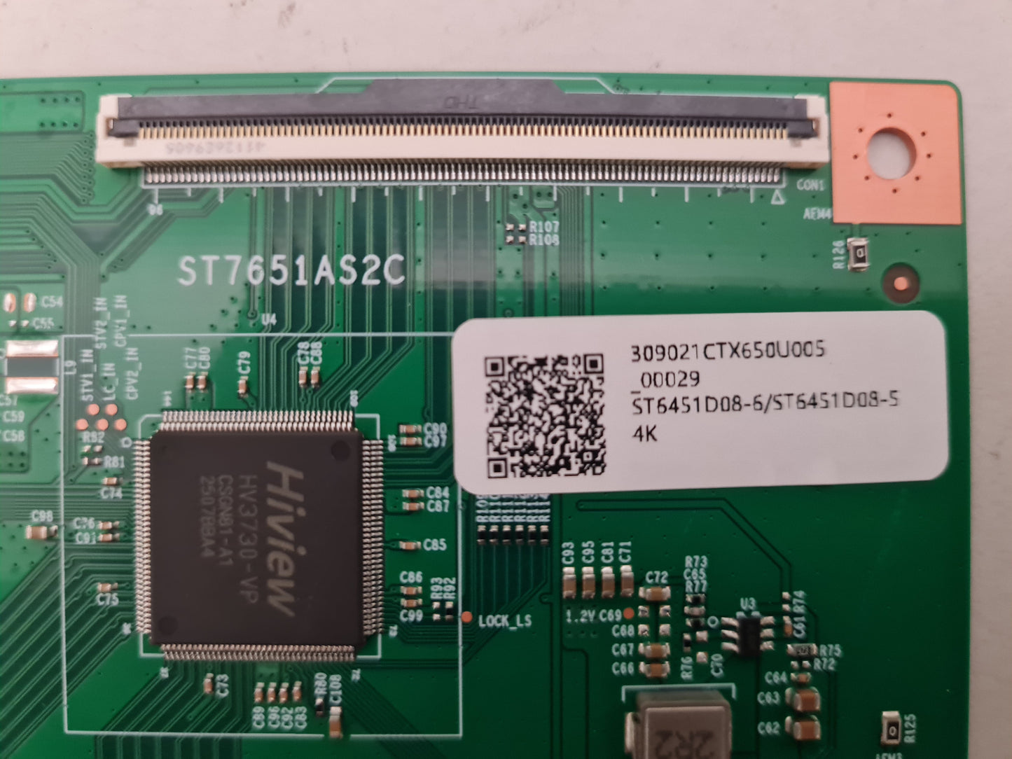 KOGAN KAQL65XQ98GSVA T-CON BOARD ST7651AS2C ST6541D08-6