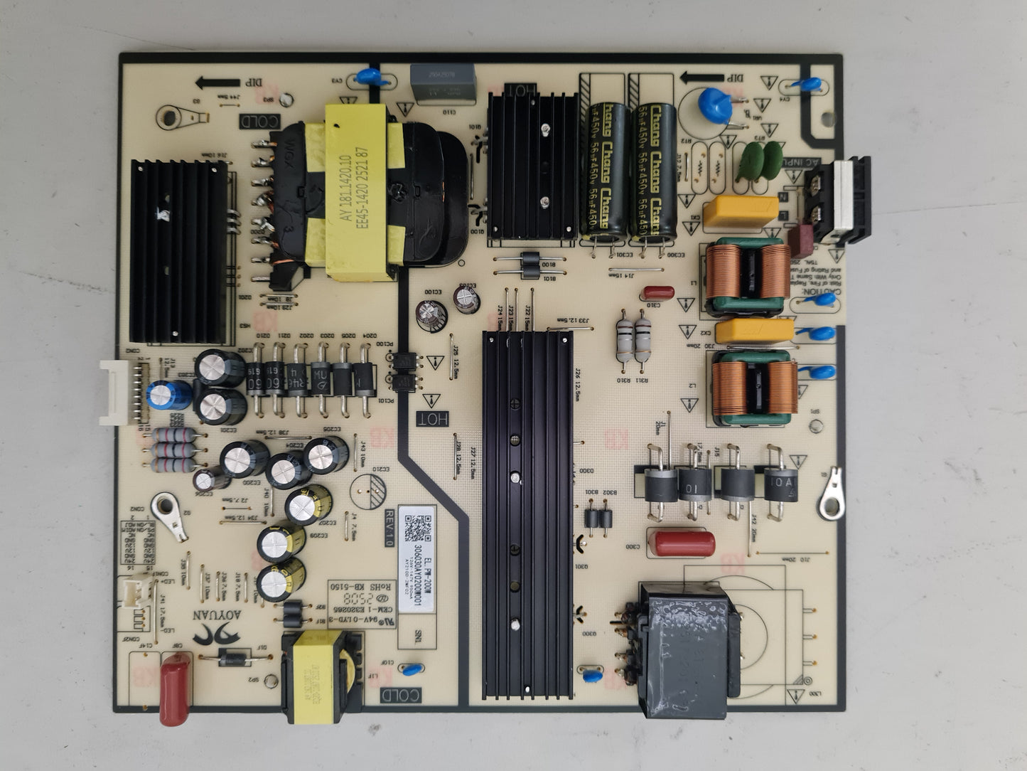 KOGAN KAQL65XQ98GSVA POWER SUPPLY BOARD EL.PW-200W