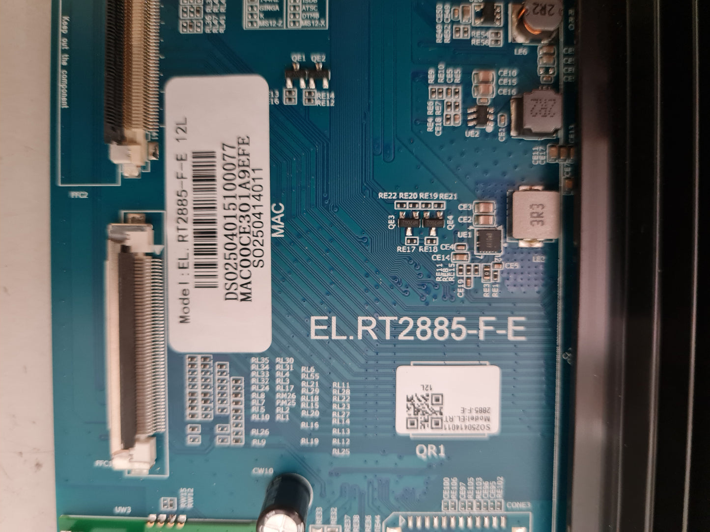 KOGAN KAQL65XQ98GSVA MAIN BOARD TD.RT2885N.763 EL.RT2885-F-E