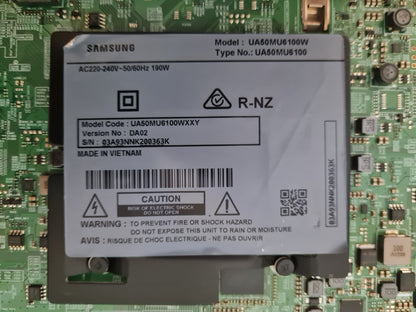 SAMSUNG UA50MU6100 WXXY (VER DA02) MAIN BOARD BN94-12432E