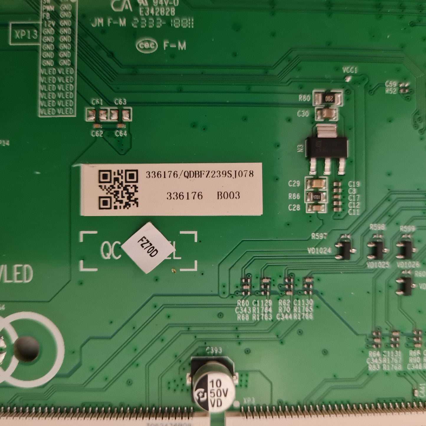 HISENSE 65U8KAU T-CON BOARD RSAG7.820.13130 336176