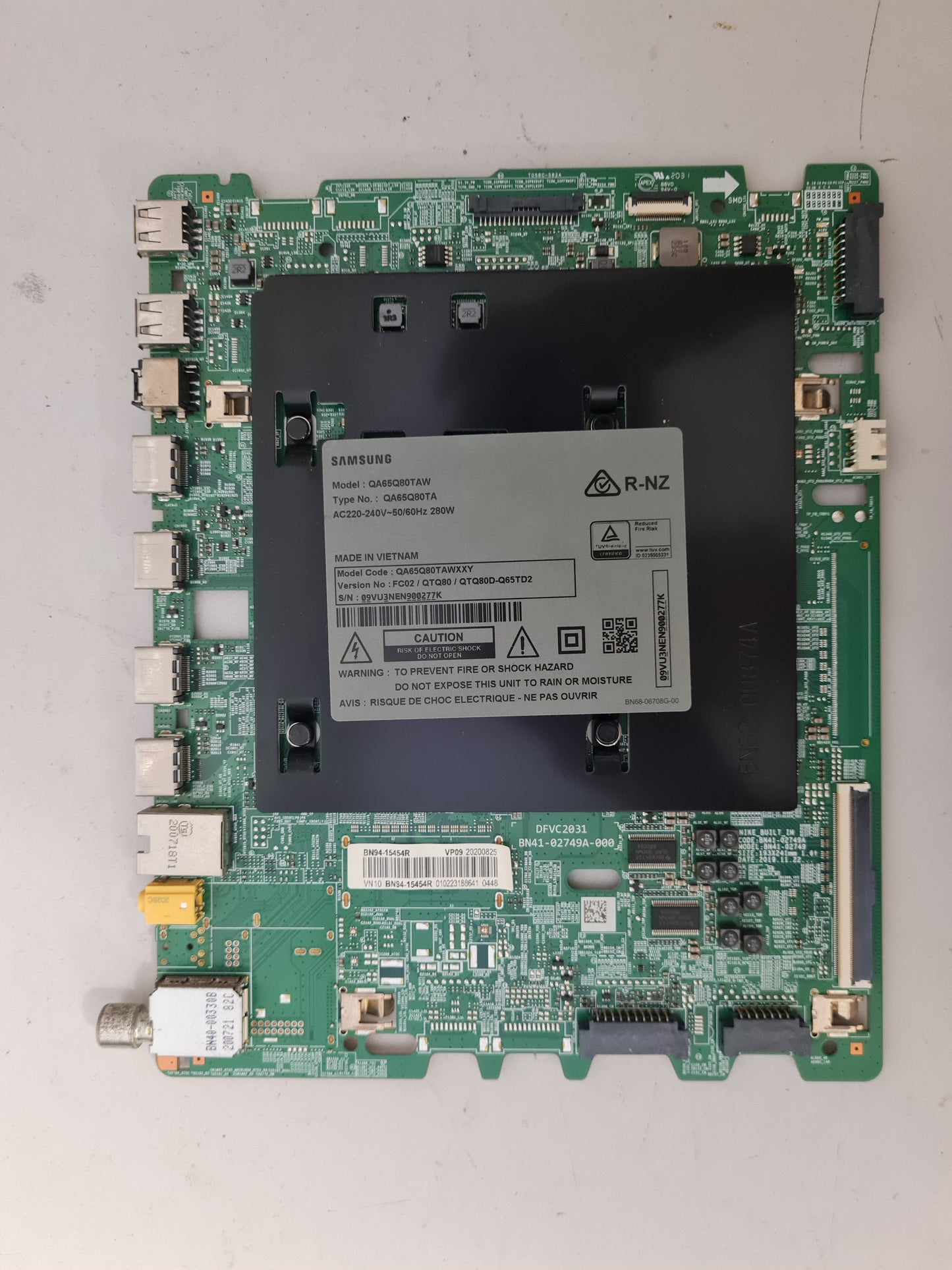 SAMSUNG QA65Q80TAW XXY (VER FC02) MAIN BOARD BN94-15454R