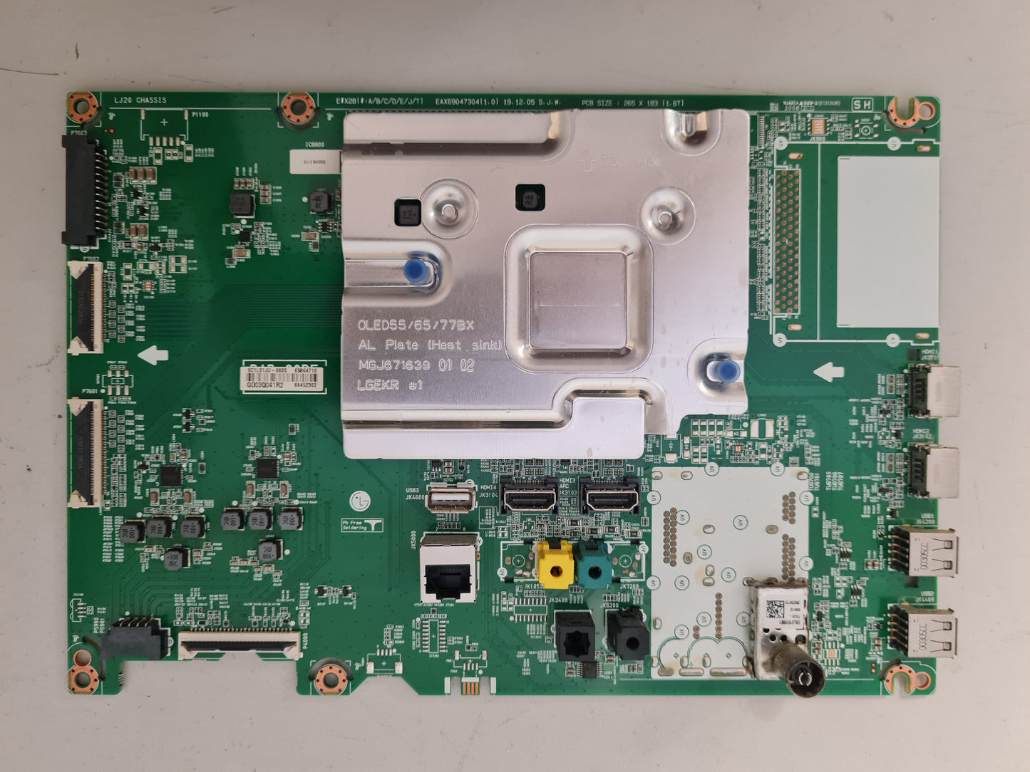 LG OLED 55BXPTA .AAUQLH MAIN BOARD EAX69047304 1.0 6586471 66452302