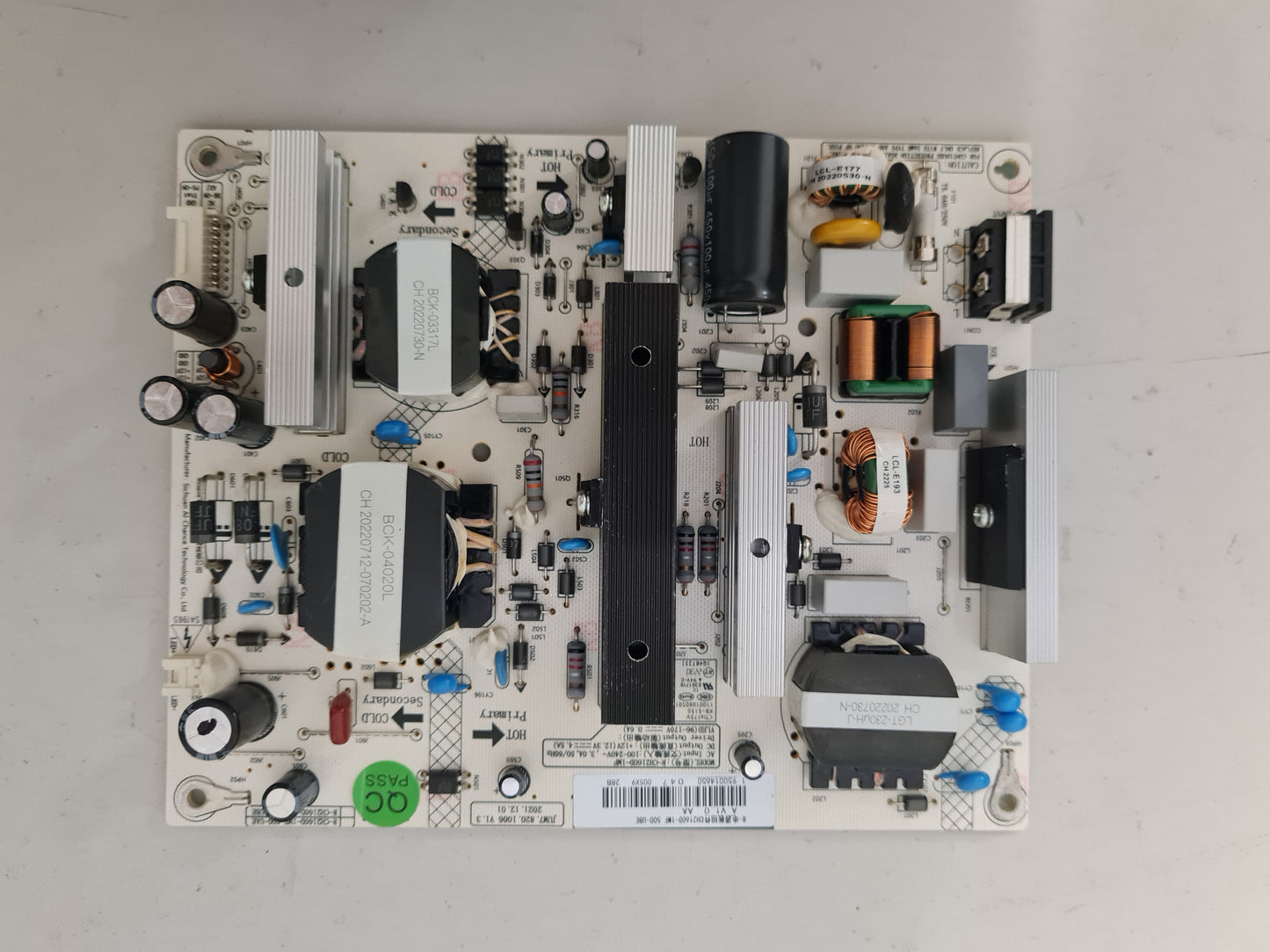 KOGAN KALED55Q98JSTA POWER SUPPLY BOARD JUM7.820.1006 V1.3 R-CH2160D-1MF