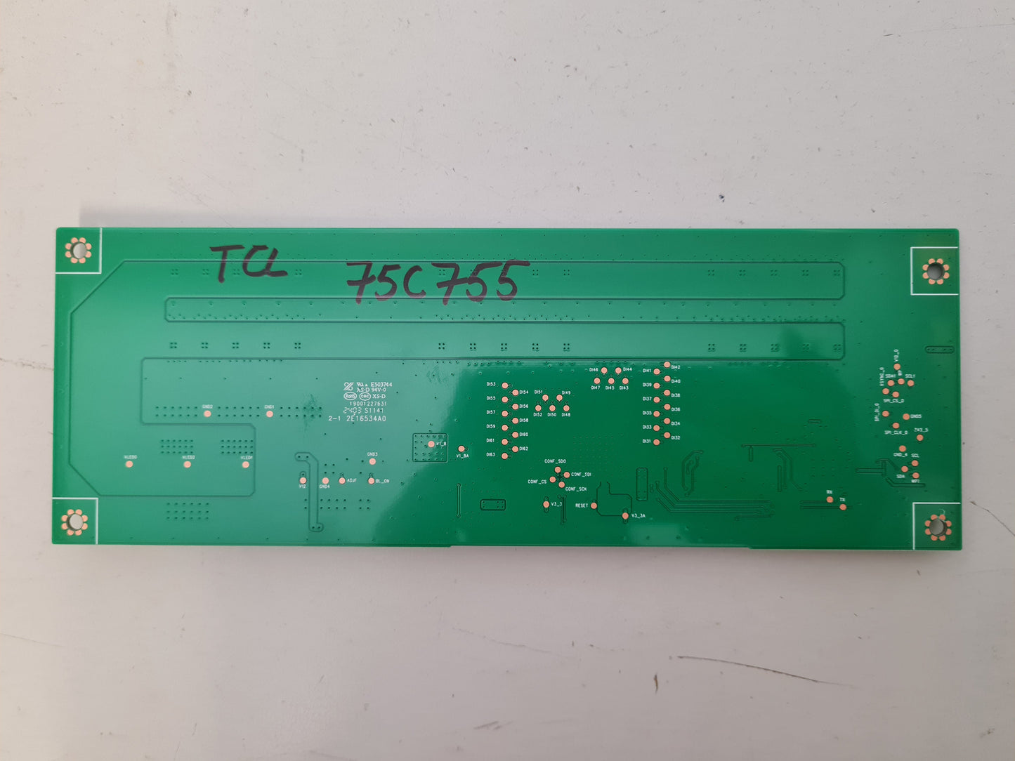 TCL 75C755 T-CON BOARD 40-75C755-DCB2LG 11602-501035