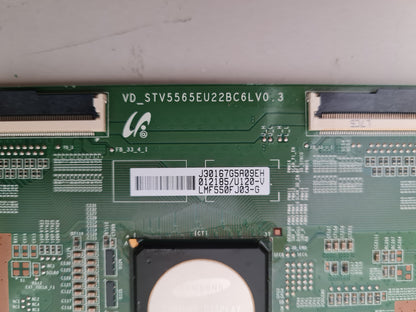 SAMSUNG UA55HU9000 WXXY (VER TS01) T-CON BOARD LMF550FJ03-G VD_STV5565EU22BC6LV0.3
