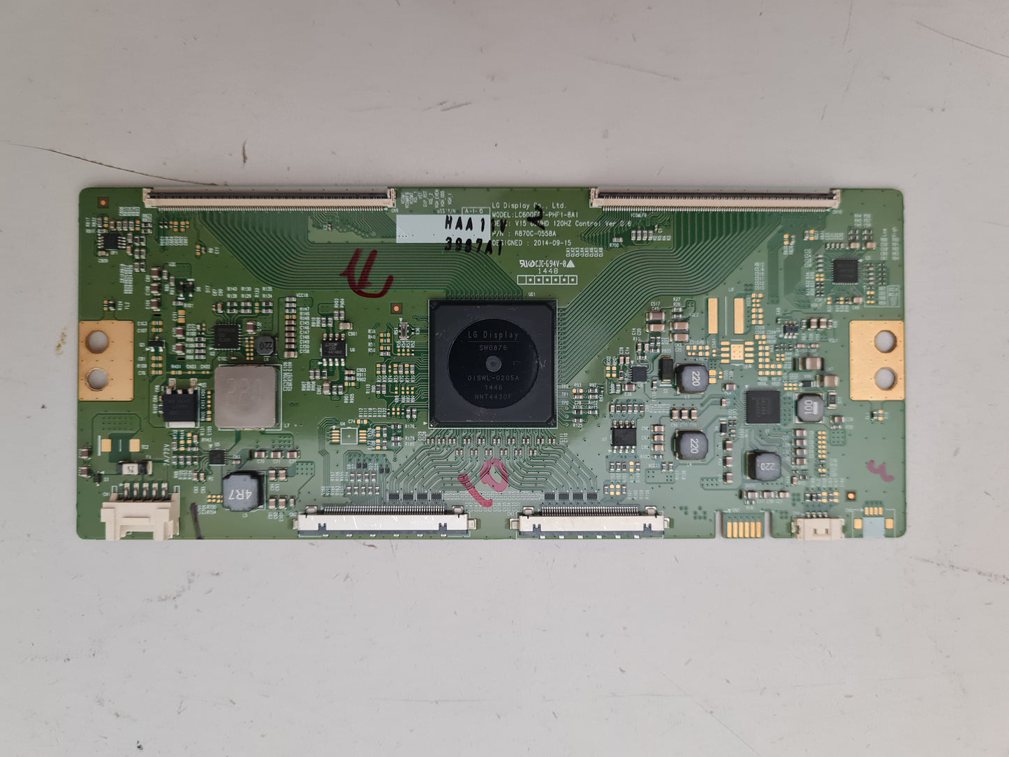 LG 60UF770T T-CON BOARD 6871L-3987A 6870C-0558A