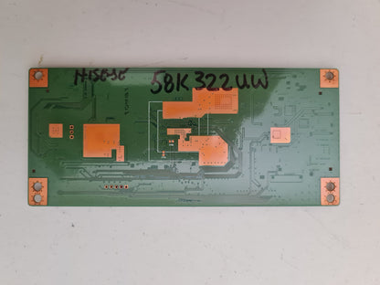 HISENSE 58K322UW T-CON BOARD MAMDJ2S50