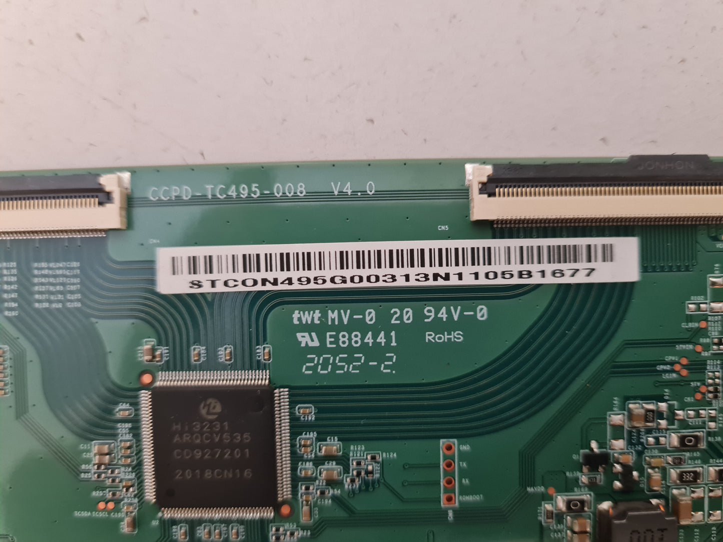 JVC AV-HQ507115A T-CON BOARD CCPD-TC495-008 V4.0
