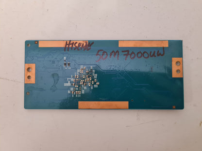 HISENSE 50M7000UW T-CON BOARD T500QVN03.1 50T320-C08 5550T32C02