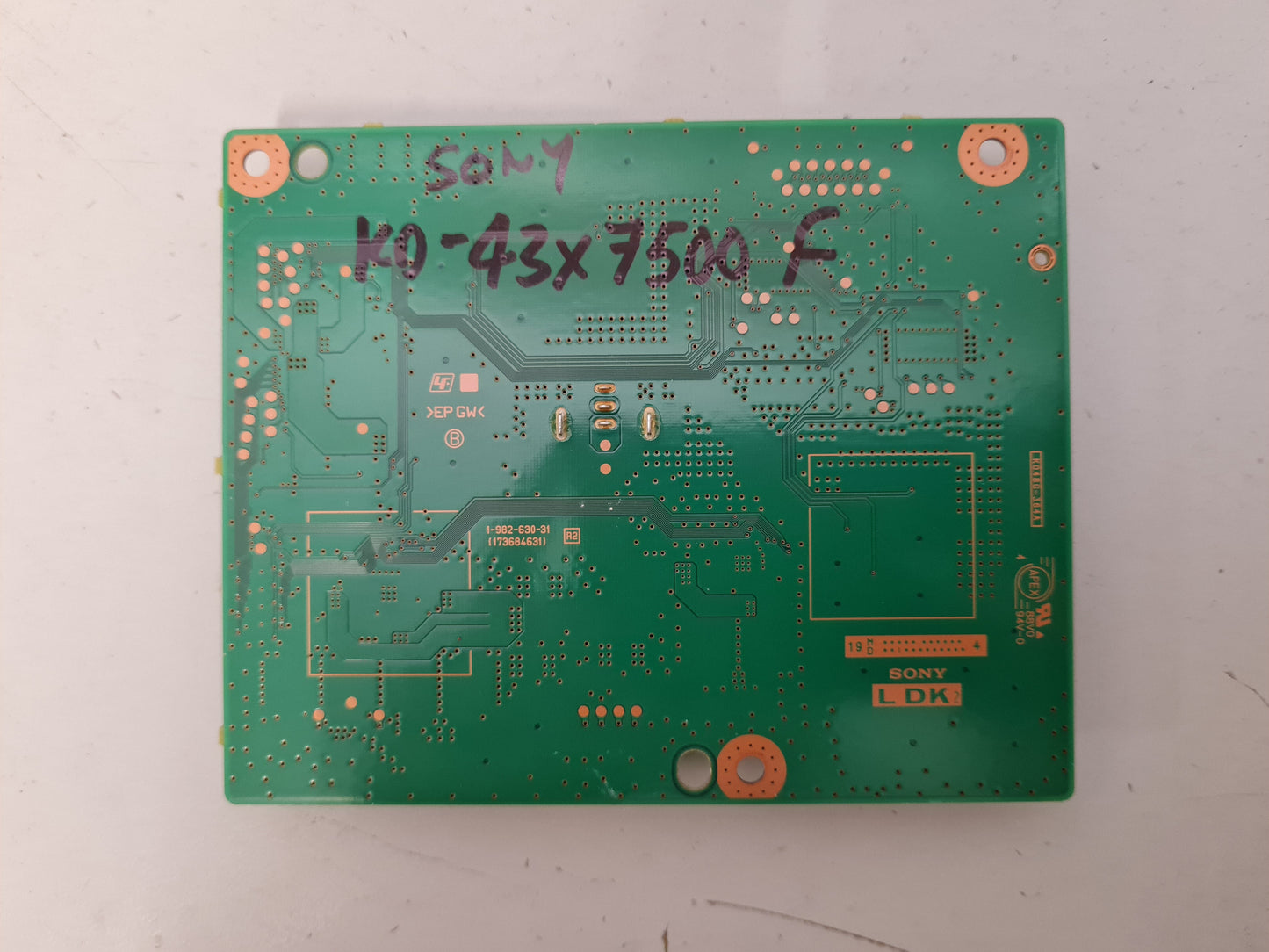 SONY KD- 43X7500F LED DRIVER BOARD LDK2 1-982-630-31 173684631 A2229317A 5557