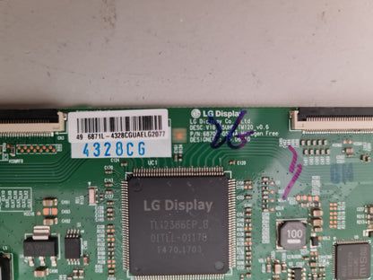 TOSHIBA 49U7750A T-CON BOARD 6871L-4328C 6870C-0584A