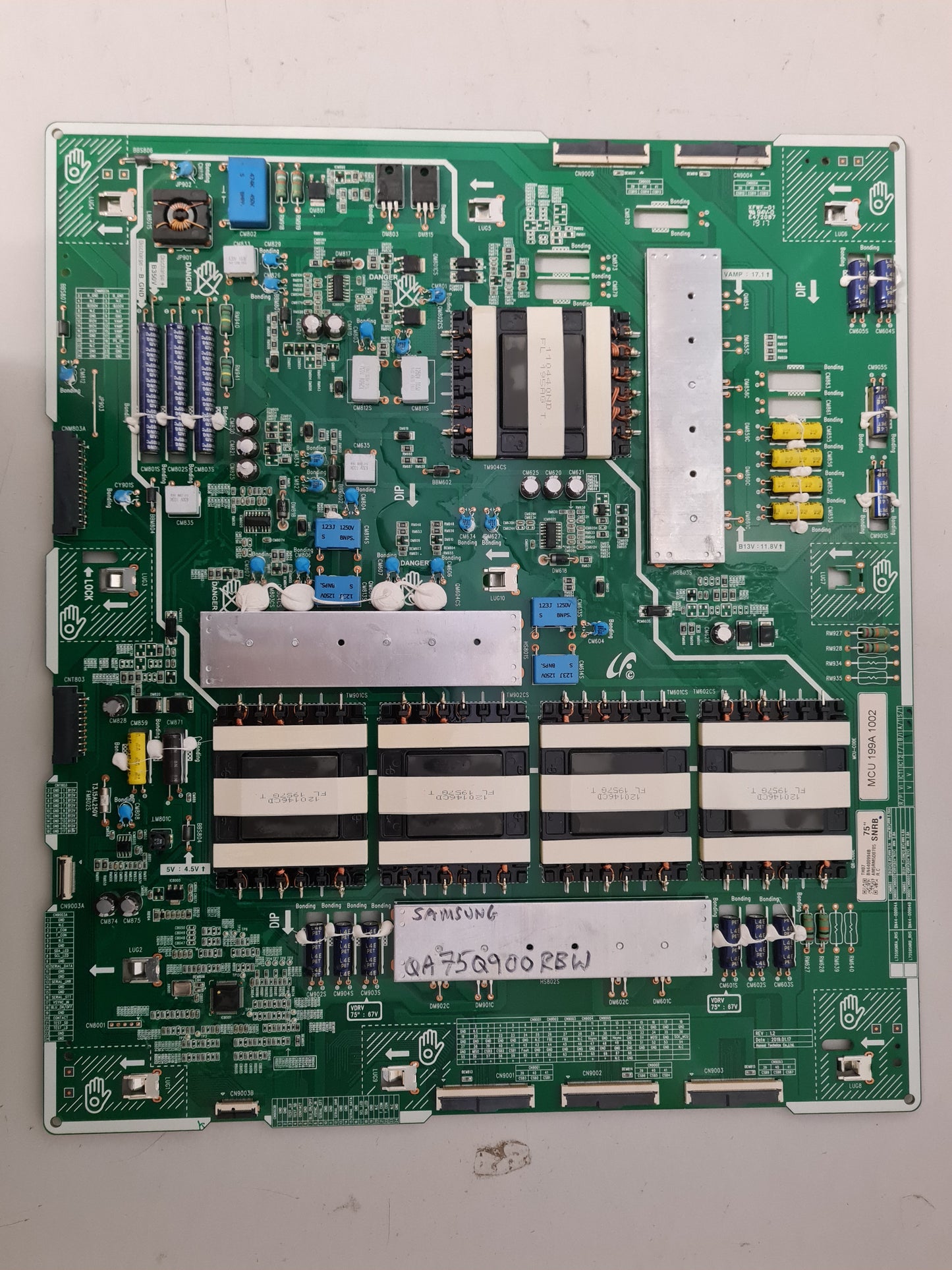 SAMSUNG QA75Q900RBW POWER SUPPLY BOARD BN44-00994B L75S9SNRB_RHS