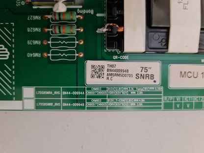 SAMSUNG QA75Q900RBW POWER SUPPLY BOARD BN44-00994B L75S9SNRB_RHS