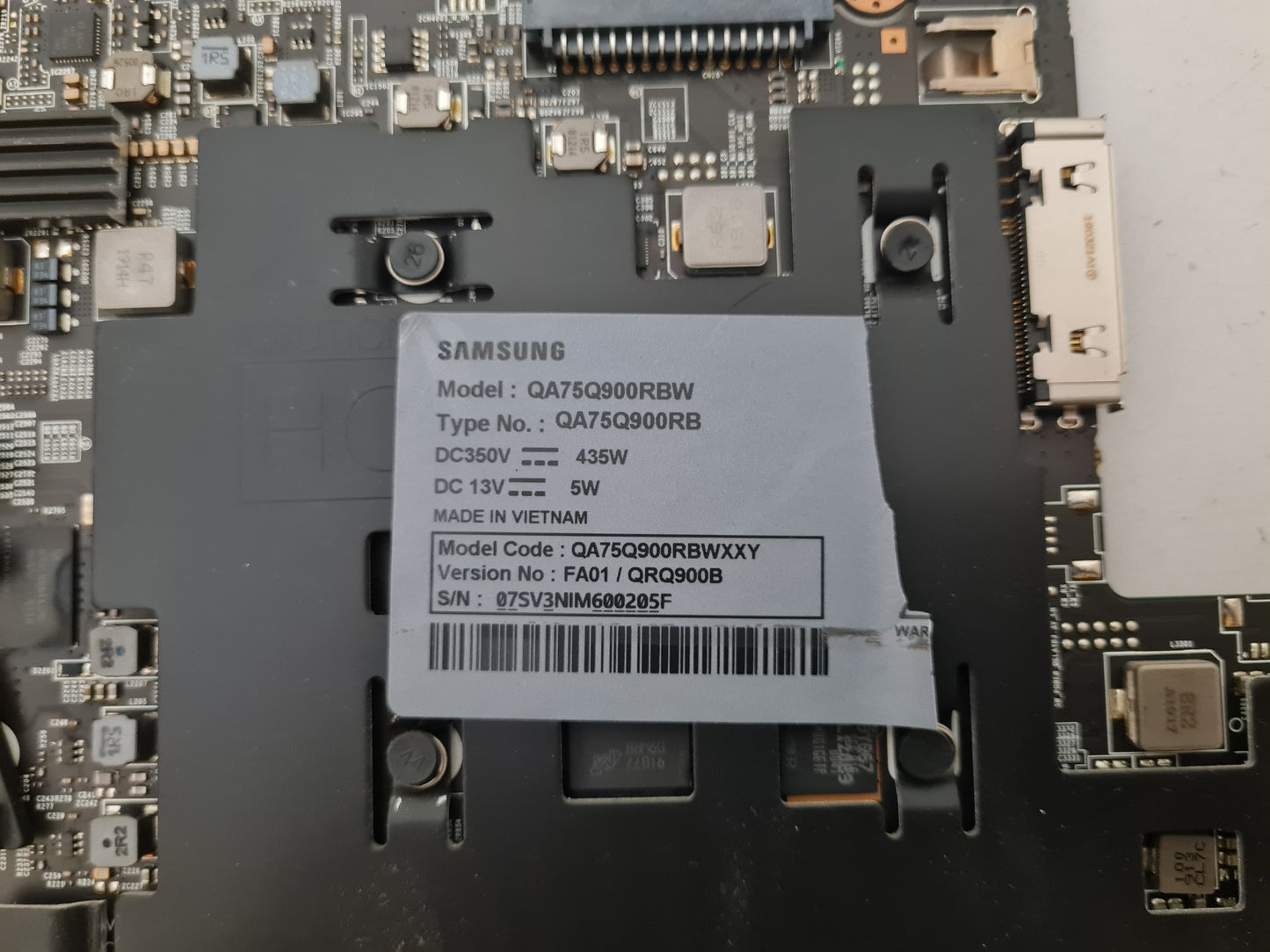 SAMSUNG QA75Q900RB WXXY (VER FA01) MAIN BOARD BN94-14164C