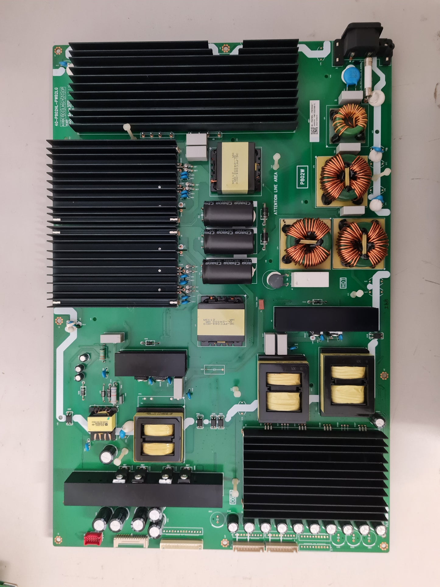 TCL 85C825 POWER SUPPLY BOARD 40-P802HL-PWB2LG 08-P802W0L-PW200AA